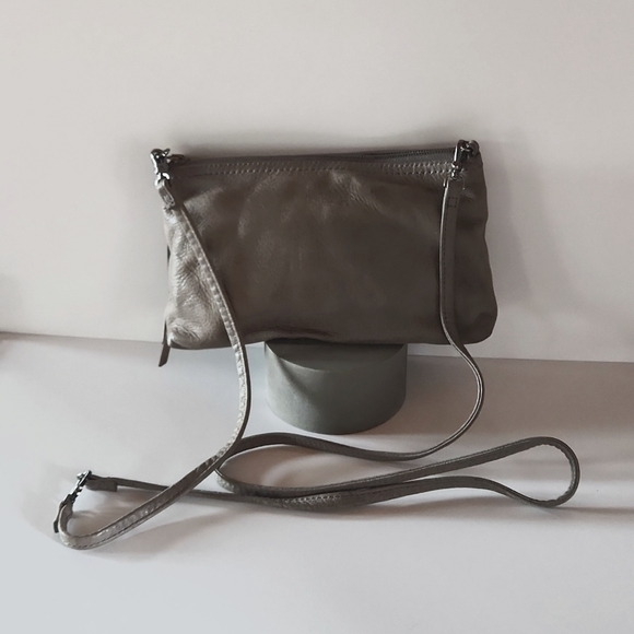 HOBO Bags Hobo Crossbody Bag Grey Vintage Leather Poshmark